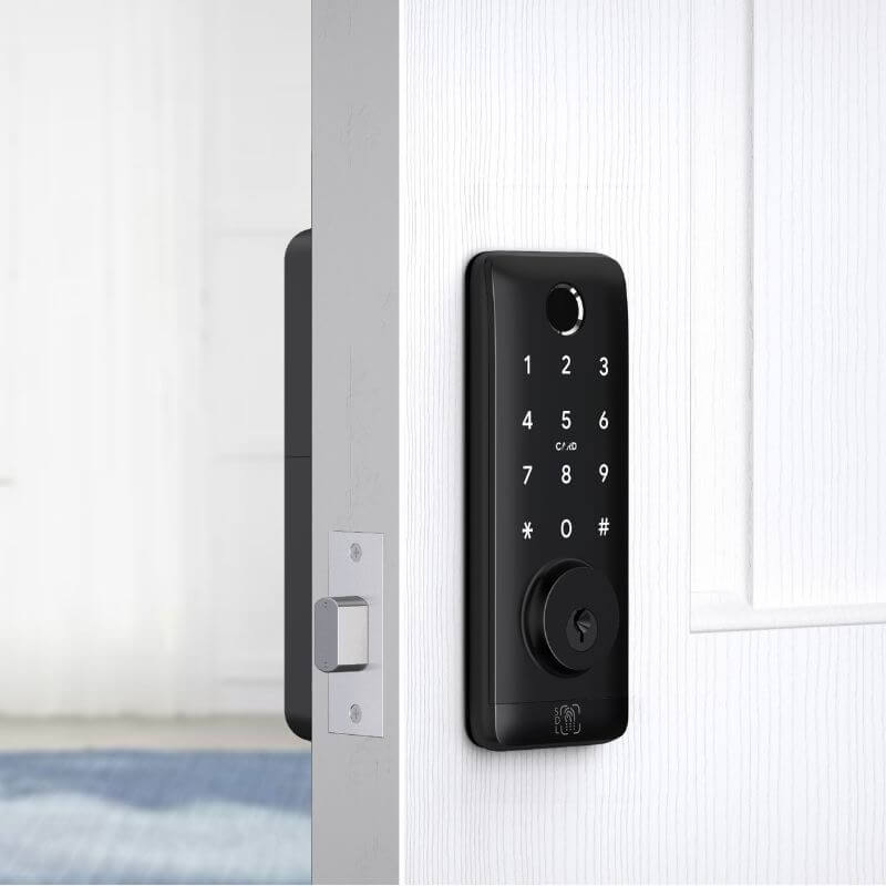 Smart Deadbolt - Fingerprint Keyless Entry Fully Automatic Deadbolt Lock (SDL-T1)