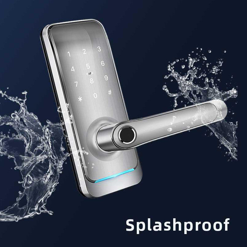 5-in-1 Smart Door Lock Lever/Handle with Bluetooth Code