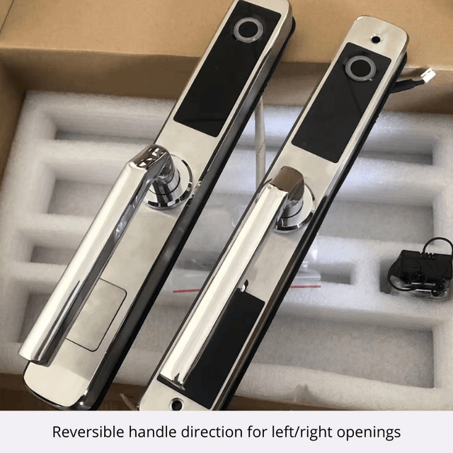 5in1 DoubleSided FullyWaterproof Gate Lock with Fingerprint WiFi