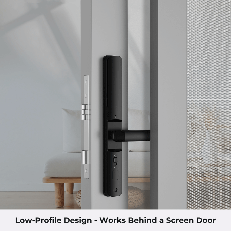 Super Slim - Fingerprint and Keyless Entry Smart Mortise Lock [35mm wide] (SDL-SS1)